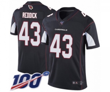 Men's Arizona Cardinals #43 Haason Reddick Black Alternate Vapor Untouchable Limited Player 100th Season Football Jersey