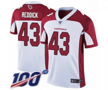 Men's Arizona Cardinals #43 Haason Reddick White Vapor Untouchable Limited Player 100th Season Football Jersey