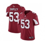 Men's Arizona Cardinals #53 A.Q. Shipley Red Team Color Vapor Untouchable Limited Player Football Jersey