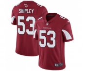 Men's Arizona Cardinals #53 A.Q. Shipley Red Team Color Vapor Untouchable Limited Player Football Jersey