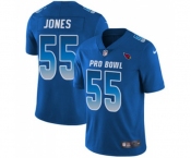 Men's Arizona Cardinals #55 Chandler Jones Limited Royal Blue 2018 Pro Bowl Football Jersey