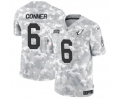 Men's Arizona Cardinals #6 James Conner 2024 F.U.S.E. Arctic Camo Salute to Service Limited Football Stitched Jersey