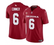 Men's Arizona Cardinals #6 James Conner Red 2024 F.U.S.E. With 3-Star C Patch Vapor Untouchable Limited Football Stitched Jersey