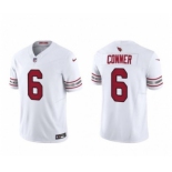 Men's Arizona Cardinals #6 James Conner White 2023 F.U.S.E. Vapor Untouchable F.U.S.E. Limited Football Stitched Jersey