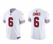 Men's Arizona Cardinals #6 James Conner White 2023 F.U.S.E. Vapor Untouchable F.U.S.E. Limited Football Stitched Jersey