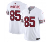 Men's Arizona Cardinals #85 Trey McBride White 2024 F.U.S.E. Vapor Untouchable Limited Stitched Jersey