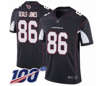 Men's Arizona Cardinals #86 Ricky Seals-Jones Black Alternate Vapor Untouchable Limited Player 100th Season Football Jersey