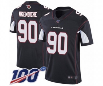 Men's Arizona Cardinals #90 Robert Nkemdiche Black Alternate Vapor Untouchable Limited Player 100th Season Football Jersey