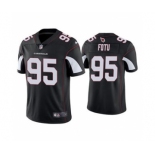 Men's Arizona Cardinals #95 Leki Fotu Black Vapor Untouchable Limited Stitched Football Jersey