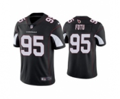 Men's Arizona Cardinals #95 Leki Fotu Black Vapor Untouchable Limited Stitched Football Jersey