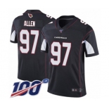 Men's Arizona Cardinals #97 Zach Allen Black Alternate Vapor Untouchable Limited Player 100th Season Football Jersey