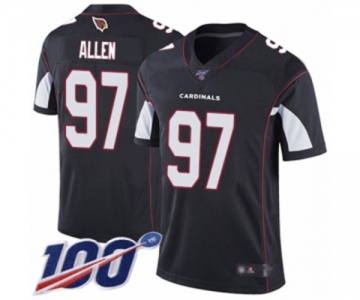 Men's Arizona Cardinals #97 Zach Allen Black Alternate Vapor Untouchable Limited Player 100th Season Football Jersey