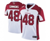 Men's Cardinals #48 Isaiah Simmons White Stitched Football Vapor Untouchable Limited Jersey