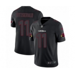 Men's Nike Arizona Cardinals #11 Larry Fitzgerald Limited Black Rush Impact NFL Jersey