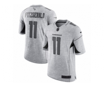 Men's Nike Arizona Cardinals #11 Larry Fitzgerald Limited Gray Gridiron II NFL Jersey