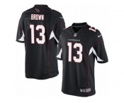 Men's Nike Arizona Cardinals #13 Jaron Brown Limited Black Alternate NFL Jersey