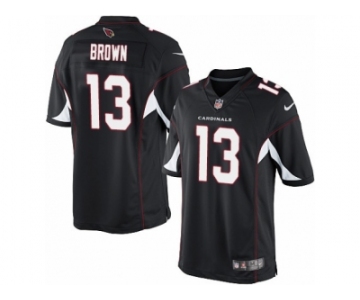 Men's Nike Arizona Cardinals #13 Jaron Brown Limited Black Alternate NFL Jersey