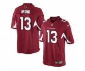 Men's Nike Arizona Cardinals #13 Jaron Brown Limited Red Team Color NFL Jersey