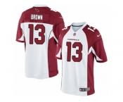 Men's Nike Arizona Cardinals #13 Jaron Brown Limited White NFL Jersey