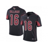 Men's Nike Arizona Cardinals #16 Chad Williams Limited Black Rush NFL Jersey