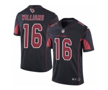 Men's Nike Arizona Cardinals #16 Chad Williams Limited Black Rush NFL Jersey