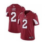 Men's Nike Arizona Cardinals #2 Andy Lee Red Team Color Vapor Untouchable Limited Player NFL Jersey