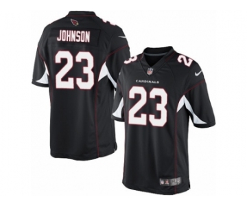 Men's Nike Arizona Cardinals #23 Chris Johnson Limited Black Alternate NFL Jersey