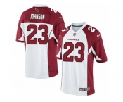 Men's Nike Arizona Cardinals #23 Chris Johnson Limited White NFL Jersey