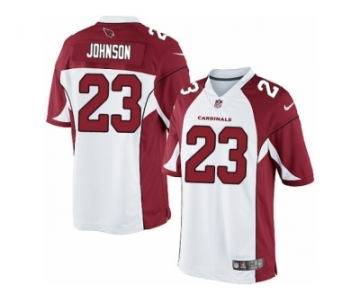 Men's Nike Arizona Cardinals #23 Chris Johnson Limited White NFL Jersey