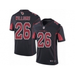 Men's Nike Arizona Cardinals #26 Brandon Williams Limited Black Rush NFL Jersey