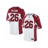 Men's Nike Arizona Cardinals #26 Brandon Williams Limited White NFL Jersey