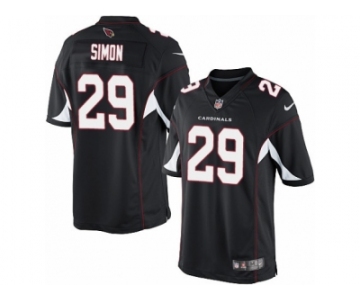 Men's Nike Arizona Cardinals #29 Tharold Simon Limited Black Alternate NFL Jersey