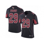 Men's Nike Arizona Cardinals #29 Tharold Simon Limited Black Rush NFL Jersey