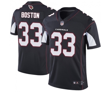 Men's Nike Arizona Cardinals #33 Tre Boston Black Alternate Vapor Untouchable Limited Player NFL Jersey