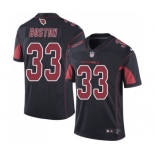 Men's Nike Arizona Cardinals #33 Tre Boston Limited Black Rush Vapor Untouchable NFL Jersey