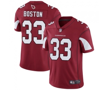 Men's Nike Arizona Cardinals #33 Tre Boston Red Team Color Vapor Untouchable Limited Player NFL Jersey