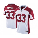 Men's Nike Arizona Cardinals #33 Tre Boston White Vapor Untouchable Limited Player NFL Jersey