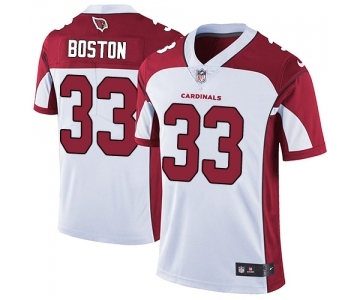 Men's Nike Arizona Cardinals #33 Tre Boston White Vapor Untouchable Limited Player NFL Jersey