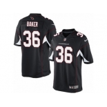 Men's Nike Arizona Cardinals #36 Budda Baker Limited Black Alternate NFL Jersey