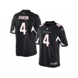 Men's Nike Arizona Cardinals #4 Phil Dawson Limited Black Alternate NFL Jersey