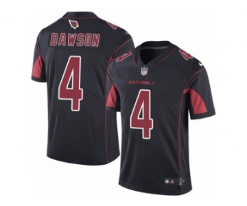 Men's Nike Arizona Cardinals #4 Phil Dawson Limited Black Rush NFL Jersey