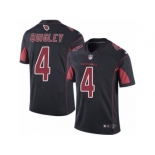 Men's Nike Arizona Cardinals #4 Ryan Quigley Limited Black Rush NFL Jersey