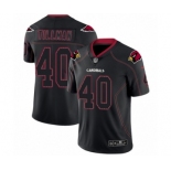 Men's Nike Arizona Cardinals #40 Pat Tillman Limited Lights Out Black Rush NFL Jersey