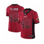 Men's Nike Arizona Cardinals #40 Pat Tillman Limited Red Rush Drift Fashion NFL Jersey