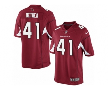 Men's Nike Arizona Cardinals #41 Antoine Bethea Limited Red Team Color NFL Jersey