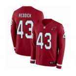 Men's Nike Arizona Cardinals #43 Haason Reddick Limited Red Therma Long Sleeve NFL Jersey