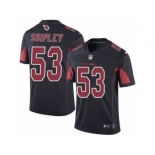 Men's Nike Arizona Cardinals #53 A.Q. Shipley Limited Black Rush NFL Jersey