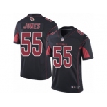 Men's Nike Arizona Cardinals #55 Chandler Jones Limited Black Rush NFL Jersey