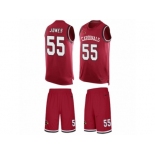 Men's Nike Arizona Cardinals #55 Chandler Jones Limited Red Tank Top Suit NFL Jersey