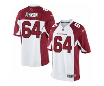 Men's Nike Arizona Cardinals #64 Dorian Johnson Limited White NFL Jersey